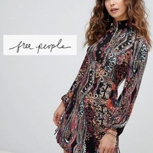 Free People Boho Multi Colored Mini Dress